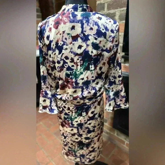 Lauren Ralph Lauren Dress Colorful floral wedding church party shower Modern 8 - Picture 7 of 8